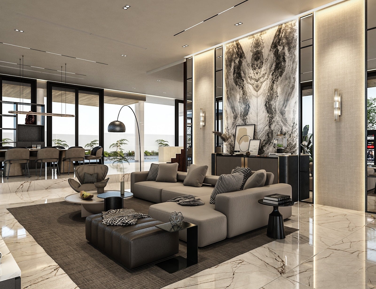 Studio 65 Interior Design showroom and materials consultation desk in Sin Ming Road